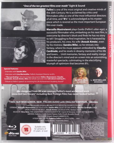 Fellinis 8 1/2 (Osiem i pół) [Blu-Ray]