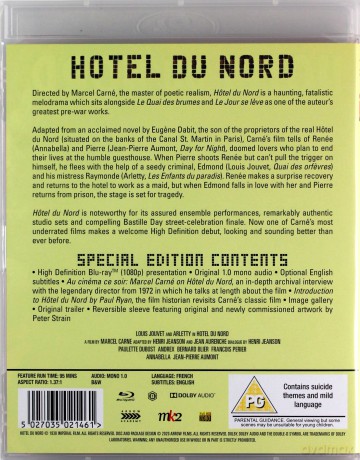 Hotel Du Nord [Blu-Ray]