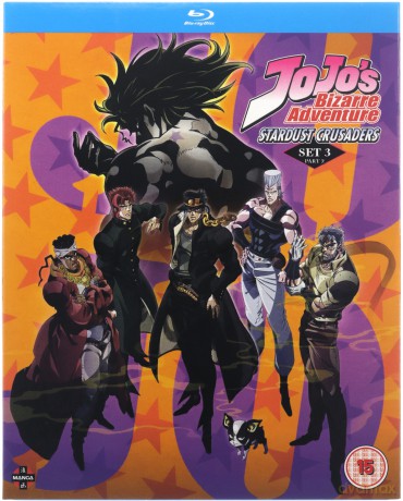 Jojos Bizarre Adventure Set Three: Stardust Crusaders Part 2 (Eps 25-48) [3xBlu-Ray]