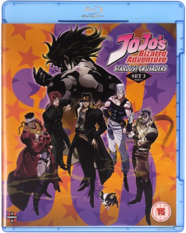 Jojos Bizarre Adventure Set Three: Stardust Crusaders Part 2 (Eps 25-48) [3xBlu-Ray]