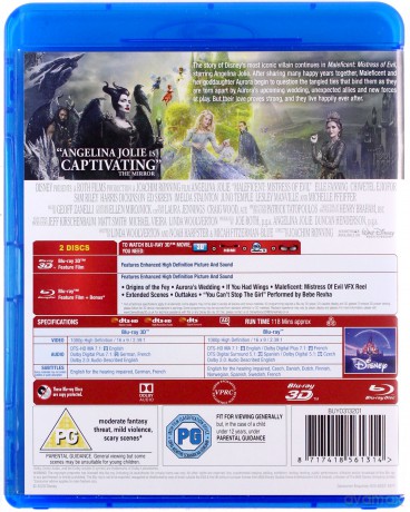 Maleficent 2 (Czarownica 2) [Blu-Ray 3D]+[Blu-Ray]