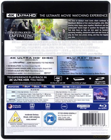 Maleficent: Mistress of Evil (Czarownica 2) (Disney) [Blu-Ray 4K]+[Blu-Ray]