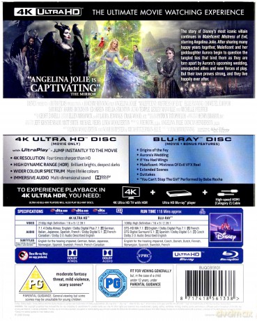 Maleficent: Mistress of Evil (Czarownica 2) (Disney) [Blu-Ray 4K]+[Blu-Ray]