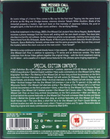 One Missed Call Trilogy [2xBlu-Ray]