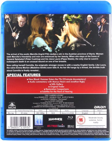 The Vampire Lovers (Wampiryczni kochankowie) [Blu-Ray]