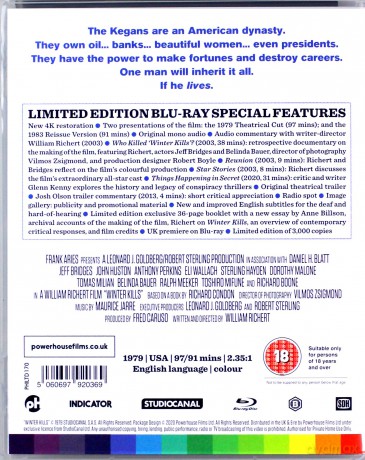 Winter Kills (Zimowe zabójstwa) (Limited) [Blu-Ray]