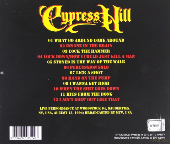 Cypress Hill: Woodstoned: Live At The Woodstock Festival 1994 TV Broadcast [CD]