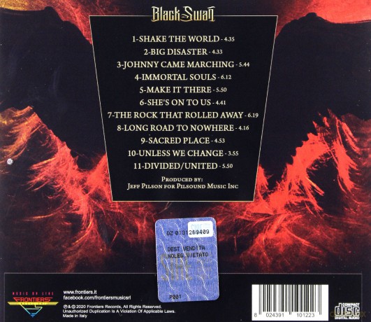 Black Swan: Shake The World [CD]