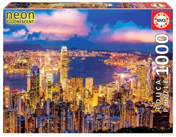 EDUCA 1000 el. Hong Kong Skyline [PUZZLE]