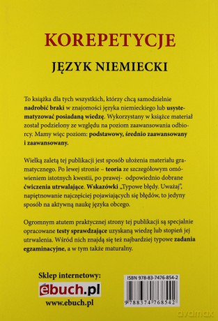 Korepetycje język niemiecki [KSIĄŻKA]