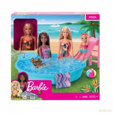 Lalka Barbie + Basen