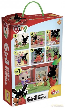 Puzzle 6 w 1 Bing Baby [PUZZLE]