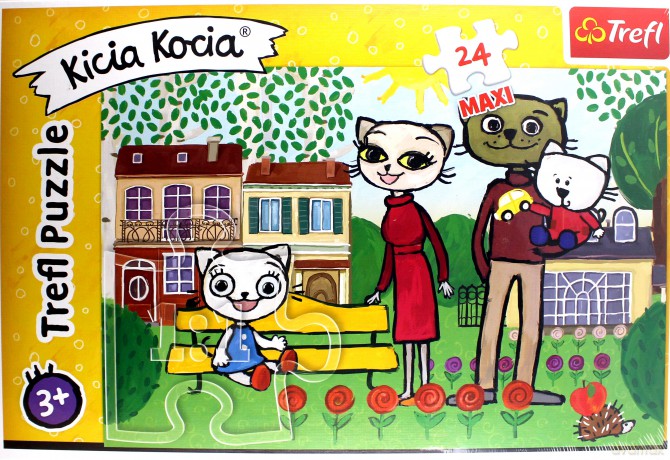TREFL 24 MAXI Zabawy Kici Koci [PUZZLE]