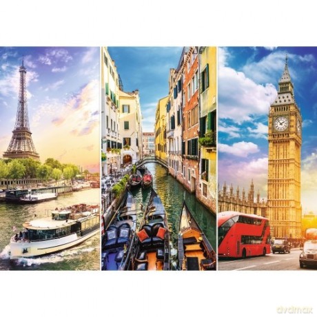 TREFL 4000 el. Wycieczka po Europie [PUZZLE]