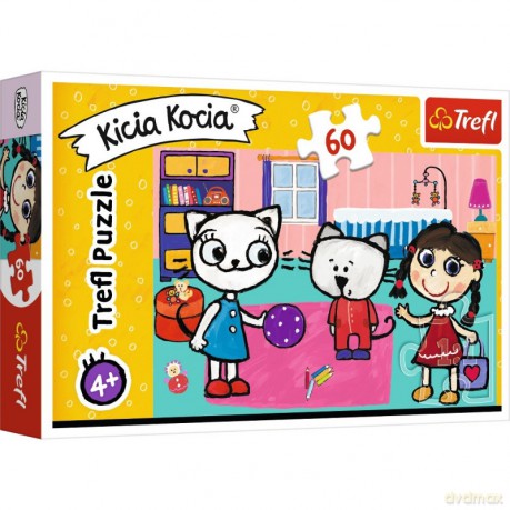 TREFL 60 el. Kicia Kocia z przyjaciółmi [PUZZLE]