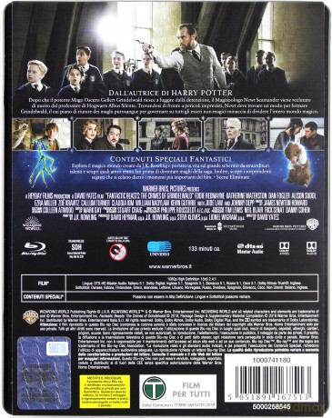 Fantastic Beasts: The Crimes of Grindelwald (Fantastyczne zwierzęta: Zbrodnie Grindelwalda) (steelbook) [Blu-Ray]