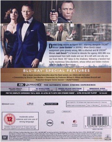 007 James Bond Skyfall [Blu-Ray 4K]+[Blu-Ray]