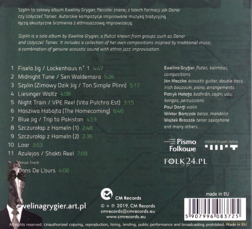 Ewelina Grygier: Szplin  [CD]