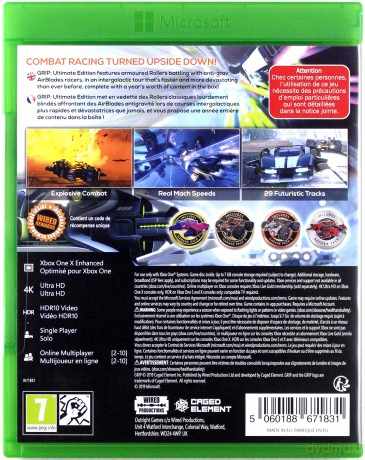 Grip: Combat Racing - Rollers Vs Airblades Ultimate Edition [GRA XBOX ONE]