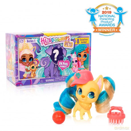Hairdorables Pets - Zestaw ze Zwierzątkiem