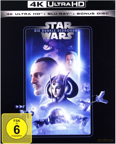 Star Wars: Episode I - The Phantom Menace (Gwiezdne wojny: Część I - Mroczne widmo) [Blu-Ray 4K]+[2xBlu-Ray]