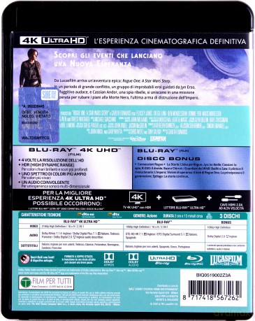 Rogue One: A Star Wars Story (Łotr 1. Gwiezdne wojny - historie) [Blu-Ray 4K]+[2xBlu-Ray]