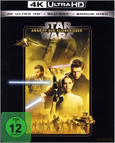 Gwiezdne wojny: Część II - Atak klonów [Blu-Ray 4K]+[2xBlu-Ray]