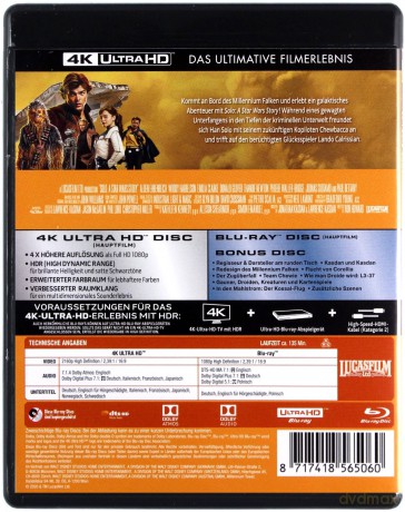 Solo: A Star Wars Story (Han Solo: Gwiezdne wojny - historie) [Blu-Ray 4K]+[2xBlu-Ray]