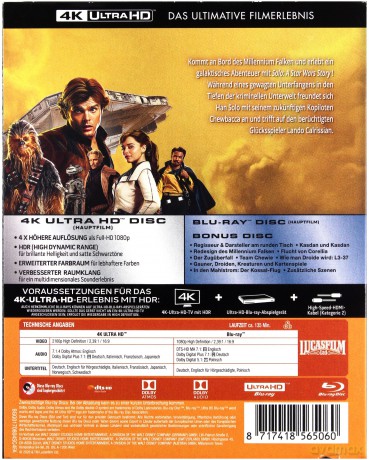 Solo: A Star Wars Story (Han Solo: Gwiezdne wojny - historie) [Blu-Ray 4K]+[2xBlu-Ray]