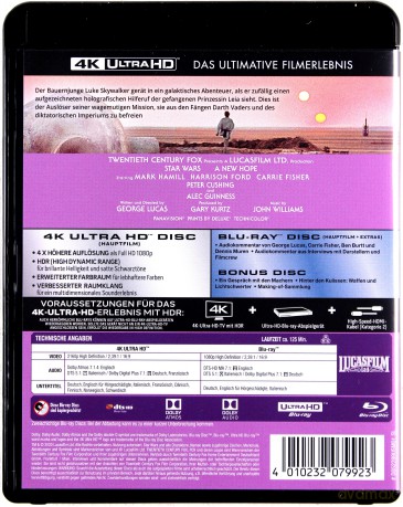 Star Wars: Episode IV - A New Hope (Gwiezdne Wojny) [Blu-Ray 4K]+[2xBlu-Ray]