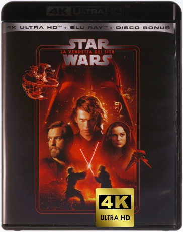 Star Wars: Episode III - Revenge of the Sith (Gwiezdne wojny: Część III - Zemsta Sithów) [Blu-Ray 4K]+[2xBlu-Ray]