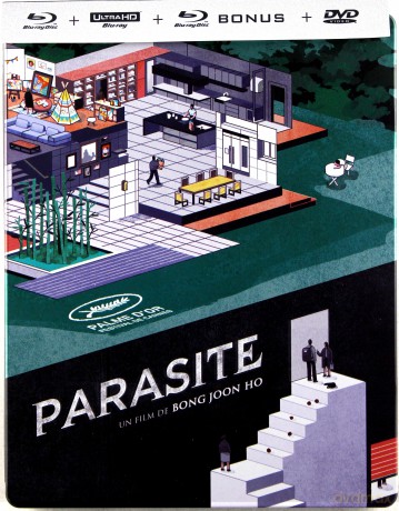 Parasite (steelbook) [Blu-Ray 4K]+[Blu-Ray]+[DVD]