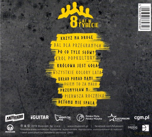 8 Lat W Tybecie: Betonu nie spalą [CD]