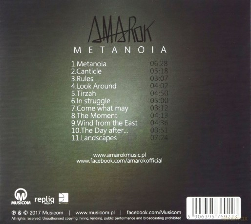 Amarok: Metanoia [CD]