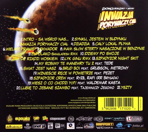 Donguralesko: Inwazja porywaczy ciał [CD]