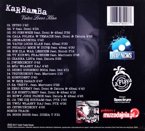 Karramba: Vatos Locos Klan 2017 [CD]