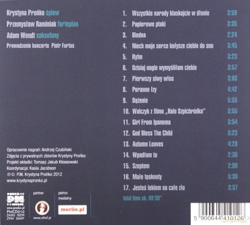 Krystyna Prońko: Recital Trio Live [CD]