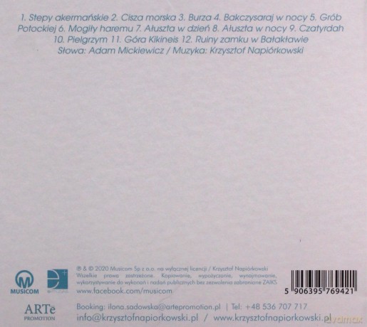 Krzysztof Napiórkowski: Sonety Krymskie [CD]