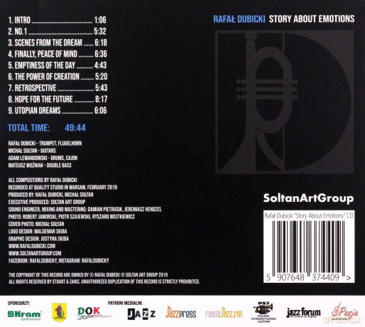Rafał Dubicki: Story About Emotions [CD]