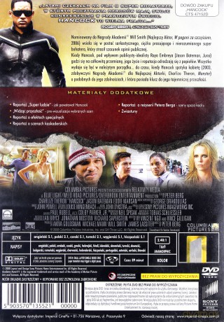 Hancock wersja kinowa [DVD]