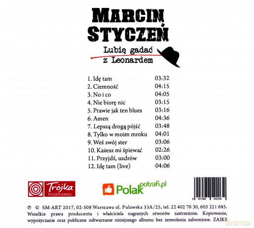 Marcin Styczeń: Lubię gadać z Leonardem [CD]