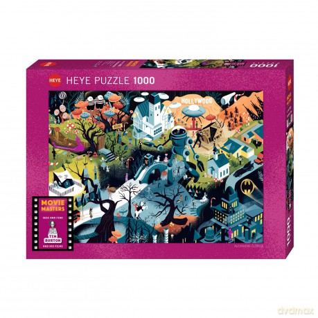 HEYE 1000 el. Filmy Tima Burtona [PUZZLE]