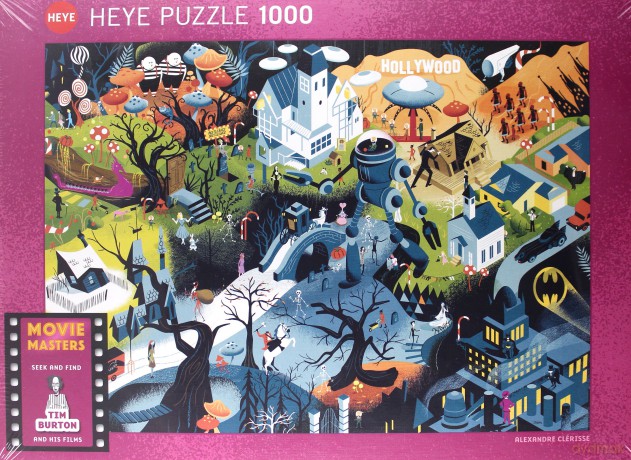 HEYE 1000 el. Filmy Tima Burtona [PUZZLE]