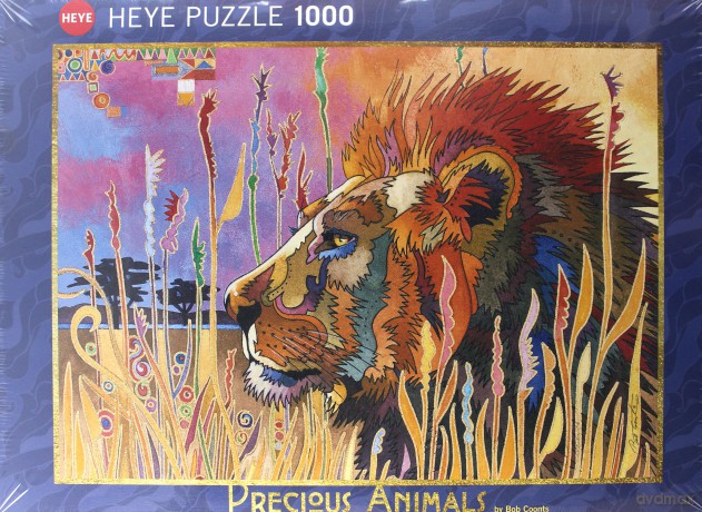HEYE 1000 el. Cenne zwierzęta, Król lew [PUZZLE]