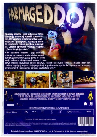 Baranek Shaun: Farmageddon. Film [DVD]