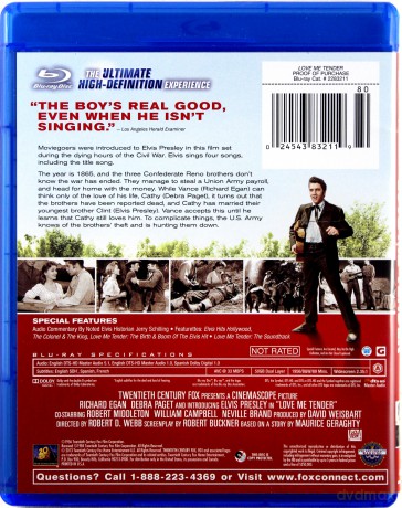 Love me tender [Blu-Ray]