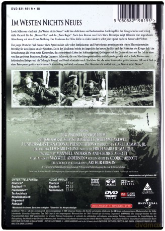 Na Zachodzie bez zmian [DVD]