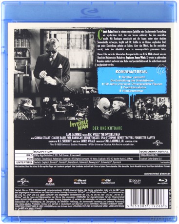 The Invisible Man (Niewidzialny człowiek) [Blu-Ray]