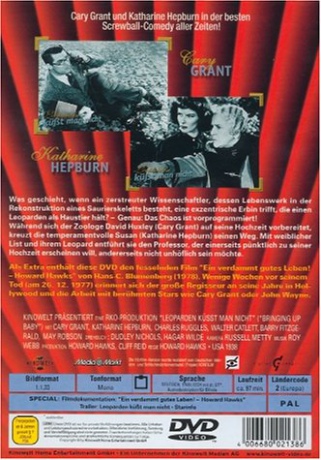 Bringing Up Baby (Drapieżne maleństwo) [DVD]