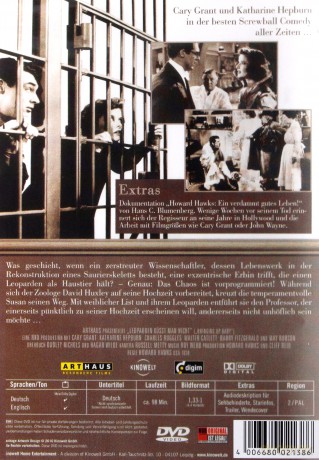 Bringing Up Baby (Drapieżne maleństwo) [DVD]